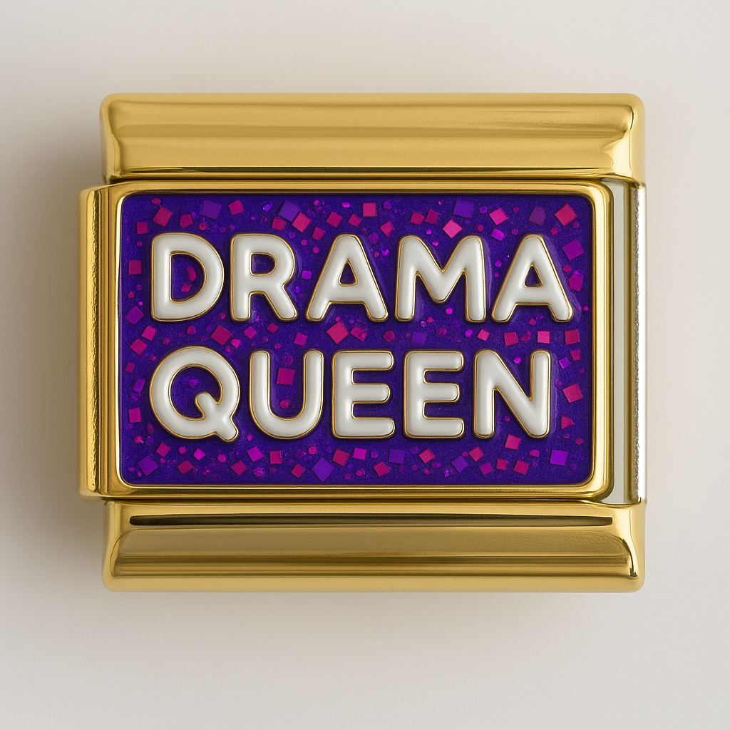 Golden Dram Queen Charm
