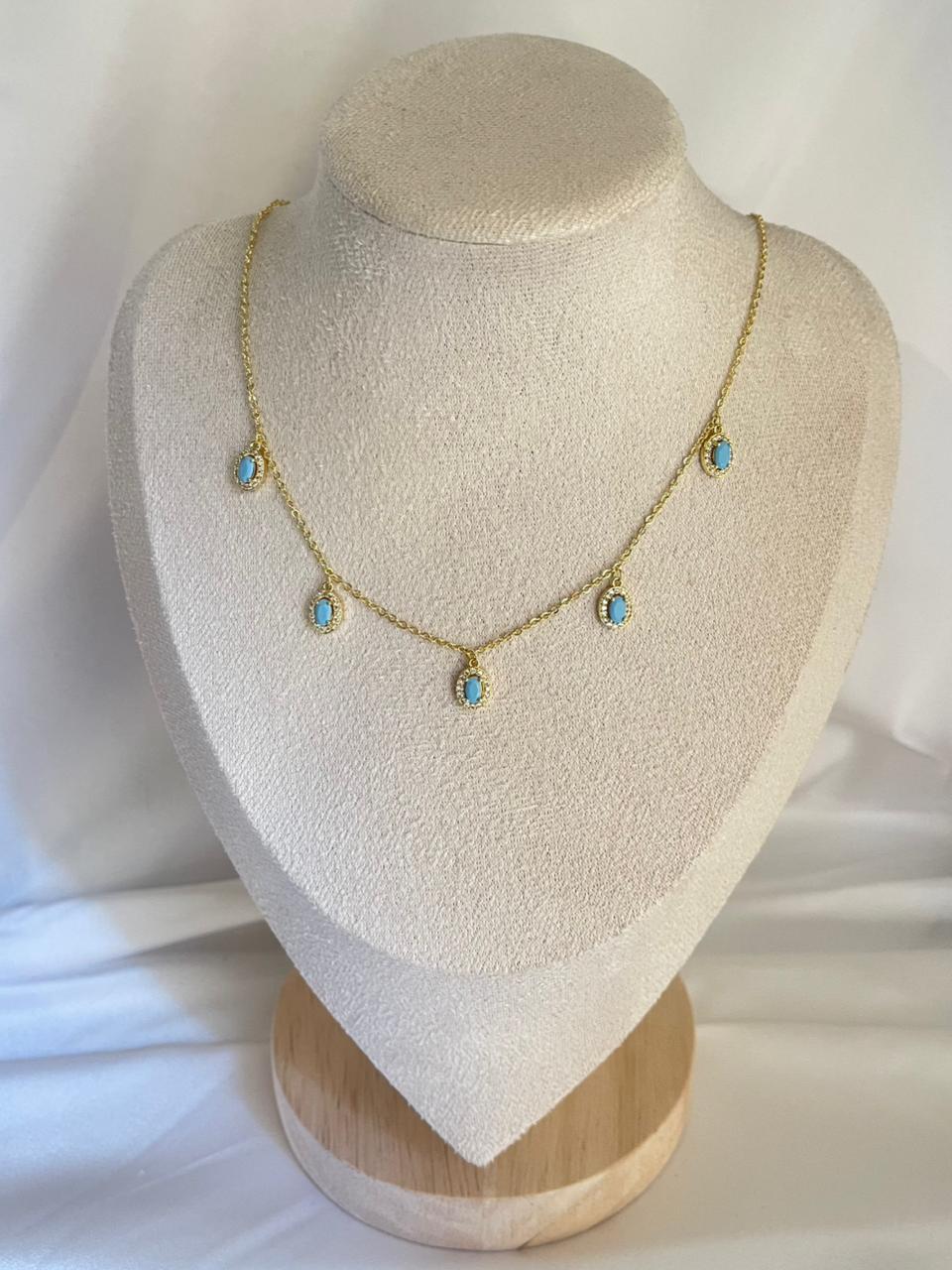 Celeste Stones Necklace