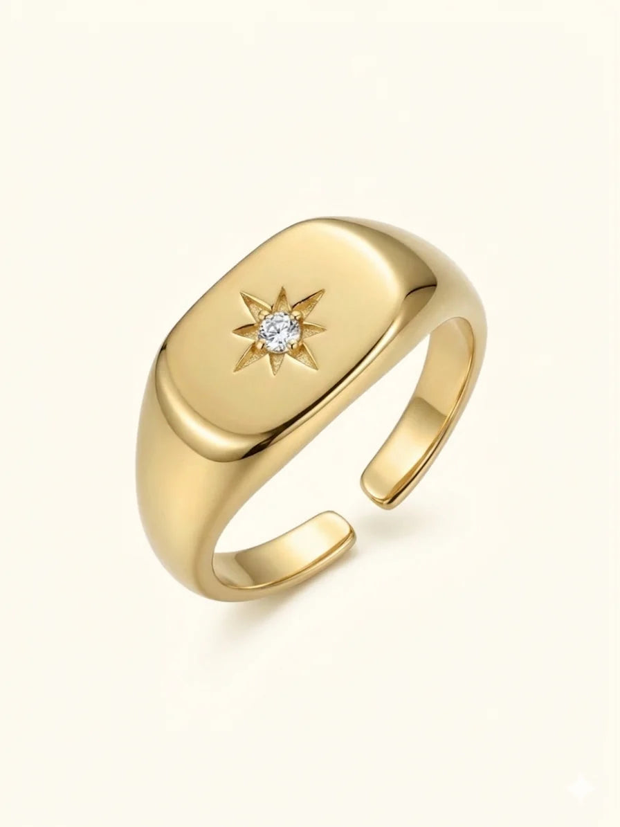 Sparkle Pinky Ring