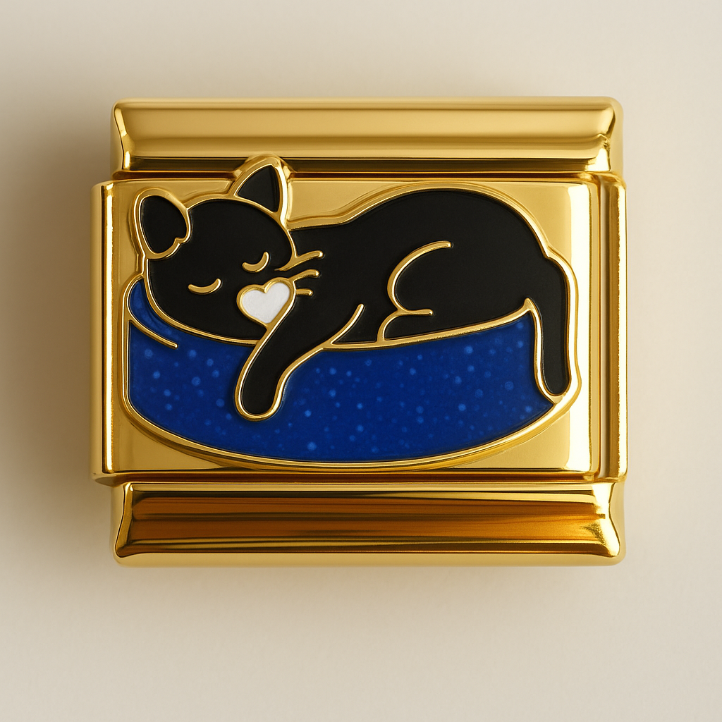 Sleepy Cat Charm