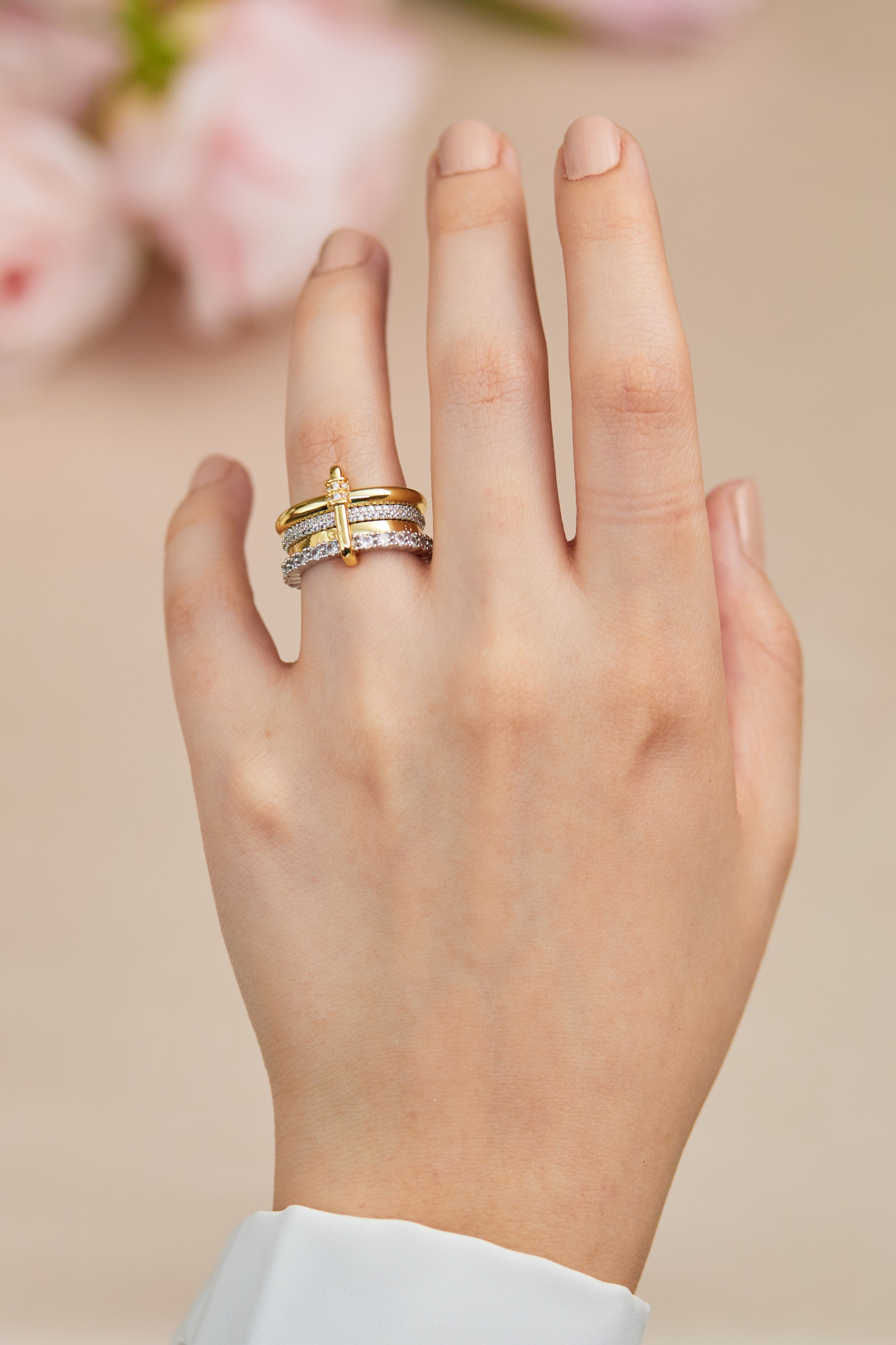 Glam Stack Rings Set