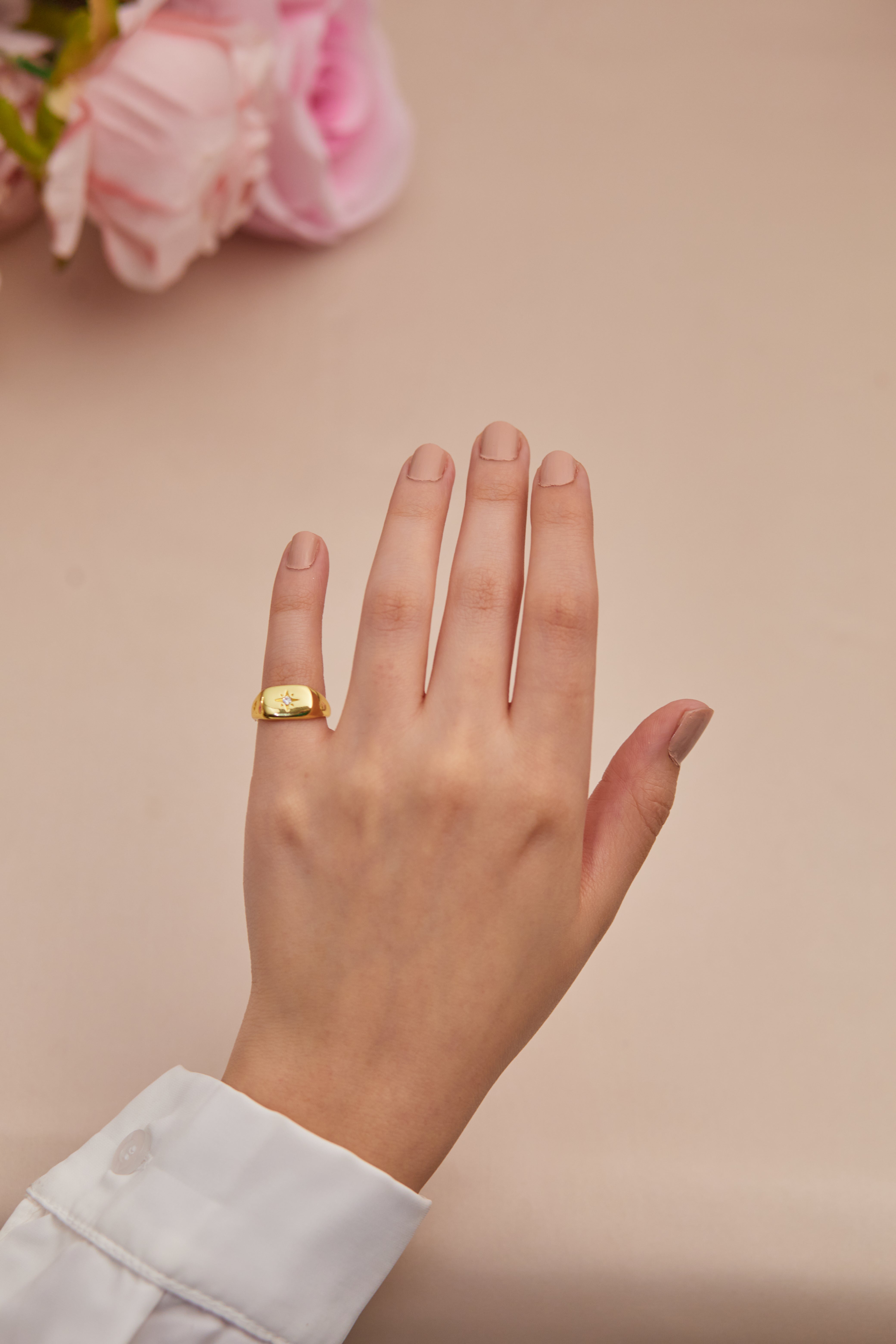 Sparkle Pinky Ring