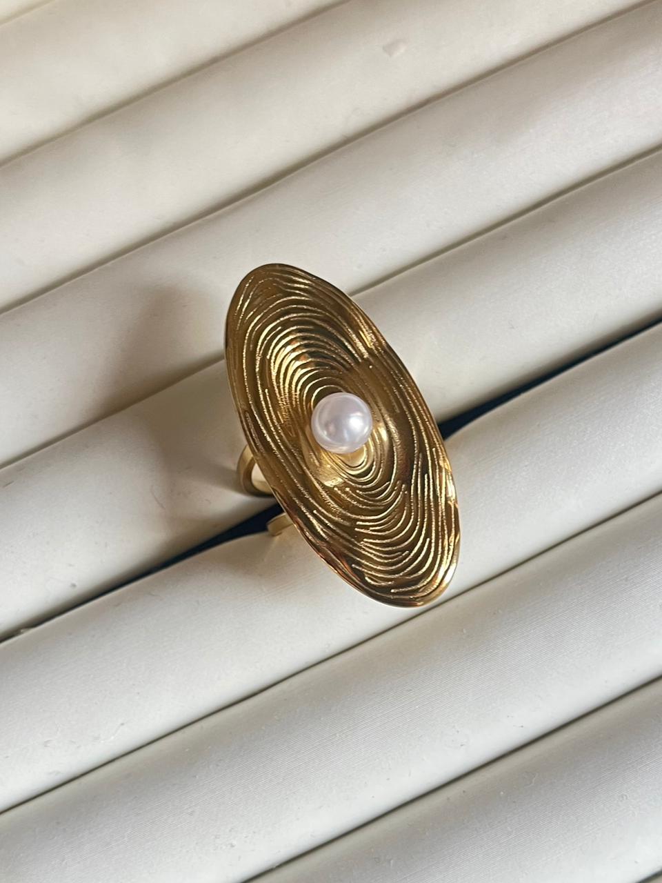Andromeda Pearl Ring