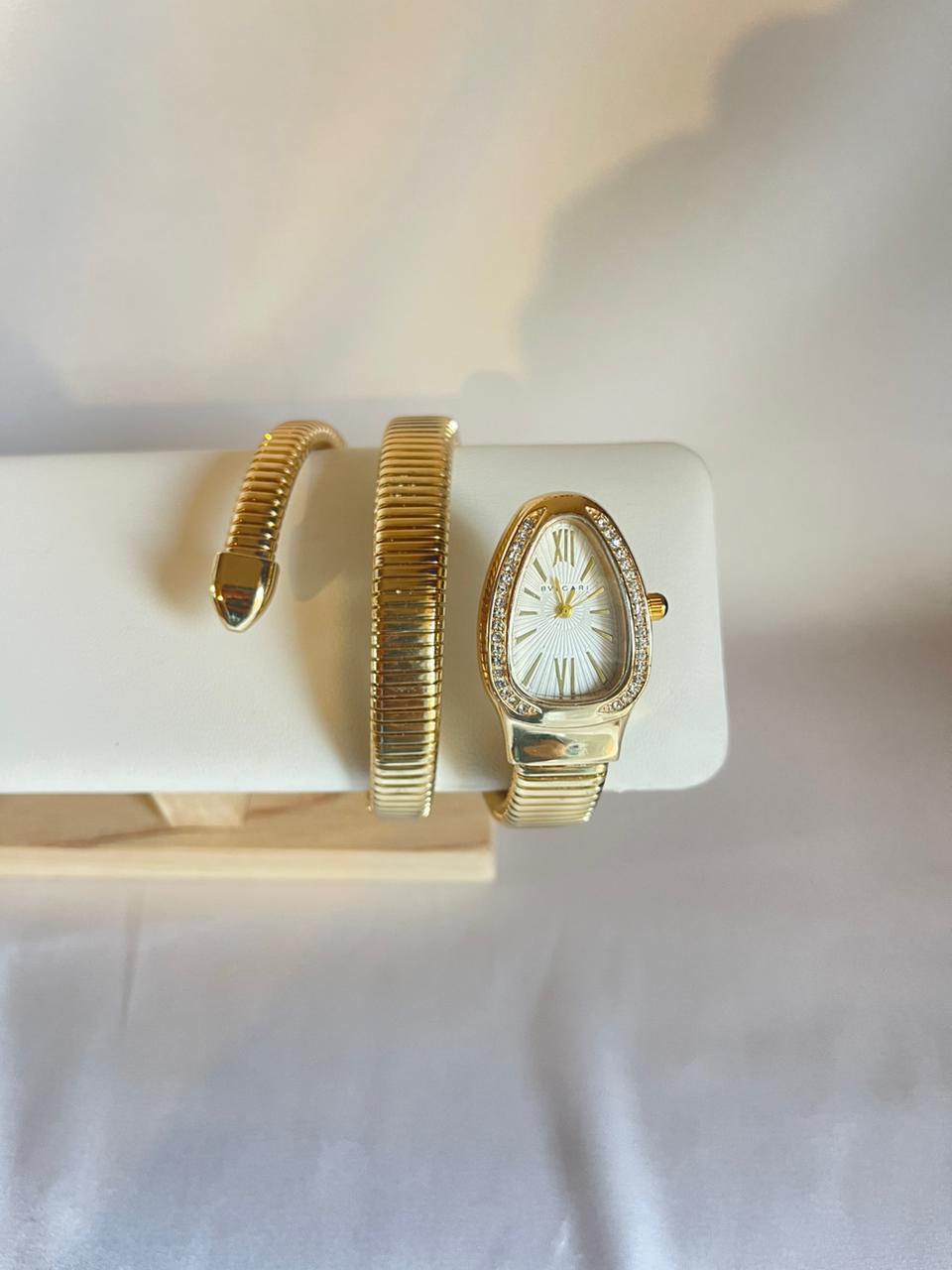White Snake Bvlgary Watch