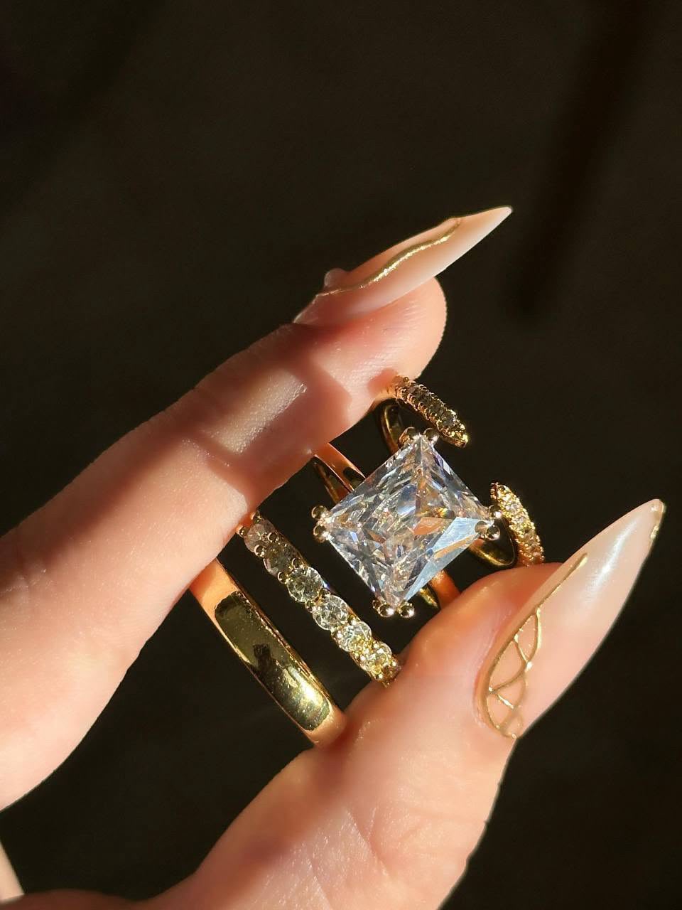 Majestic Prism Stack Ring